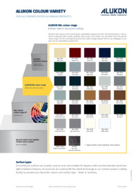 ALUKON RAL variety of colours